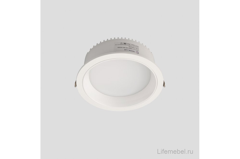 Светильник встраиваемый CLT 529C135 WH 4000K