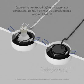 Встраиваемый светильник Борре