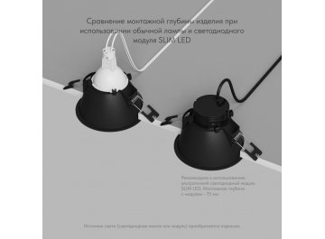 Точечный светильник Денкирс Карап DK3026-BG