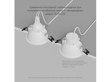 Точечный светильник Денкирс Карап DK3026-WG