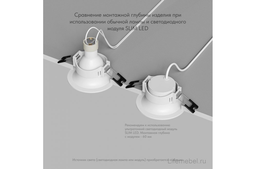 Встраиваемый светильник Денкирс Кибэк DK3024-WH