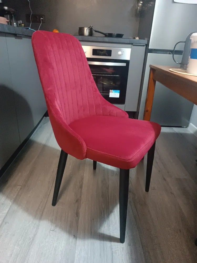 Стул на металлокаркасе Kora white / gray фото покупателя 91