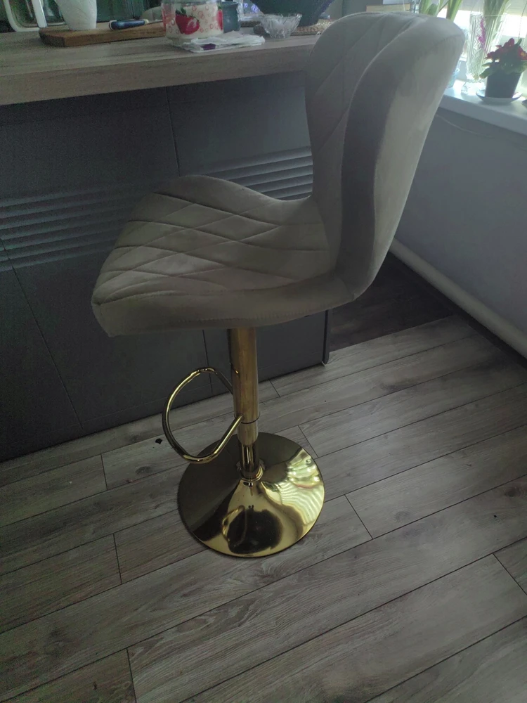Барный стул Porch dark beige / chrome фото покупателя 37