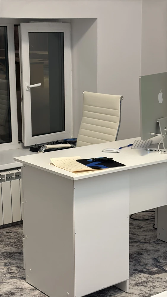 Компьютерное кресло Reus pu white / chrome фото покупателя 11