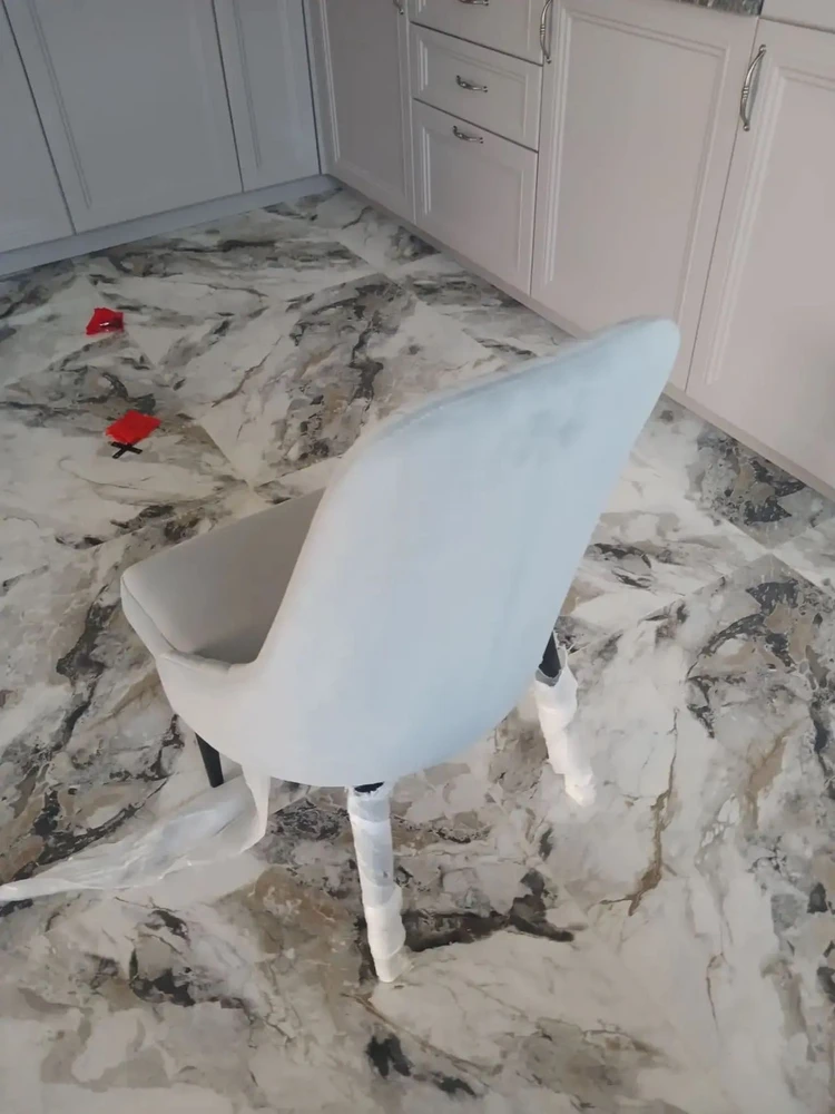 Стул на металлокаркасе Kora white / gray фото покупателя 15