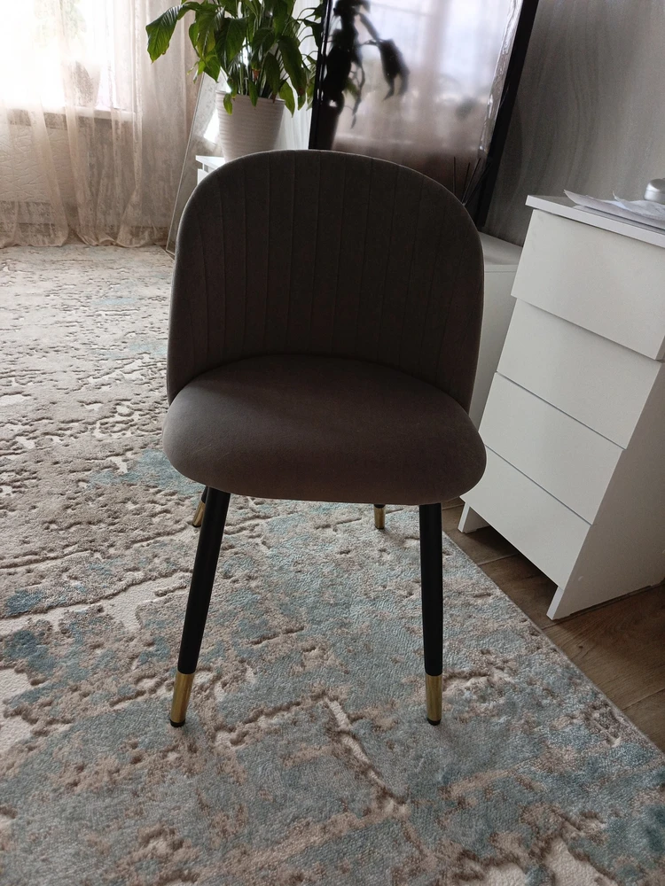 Стул на металлокаркасе Gabi wine red / black фото покупателя 46