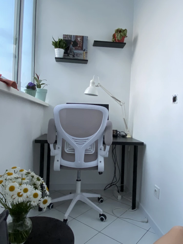 Компьютерное кресло Konfi blue / white фото покупателя 15