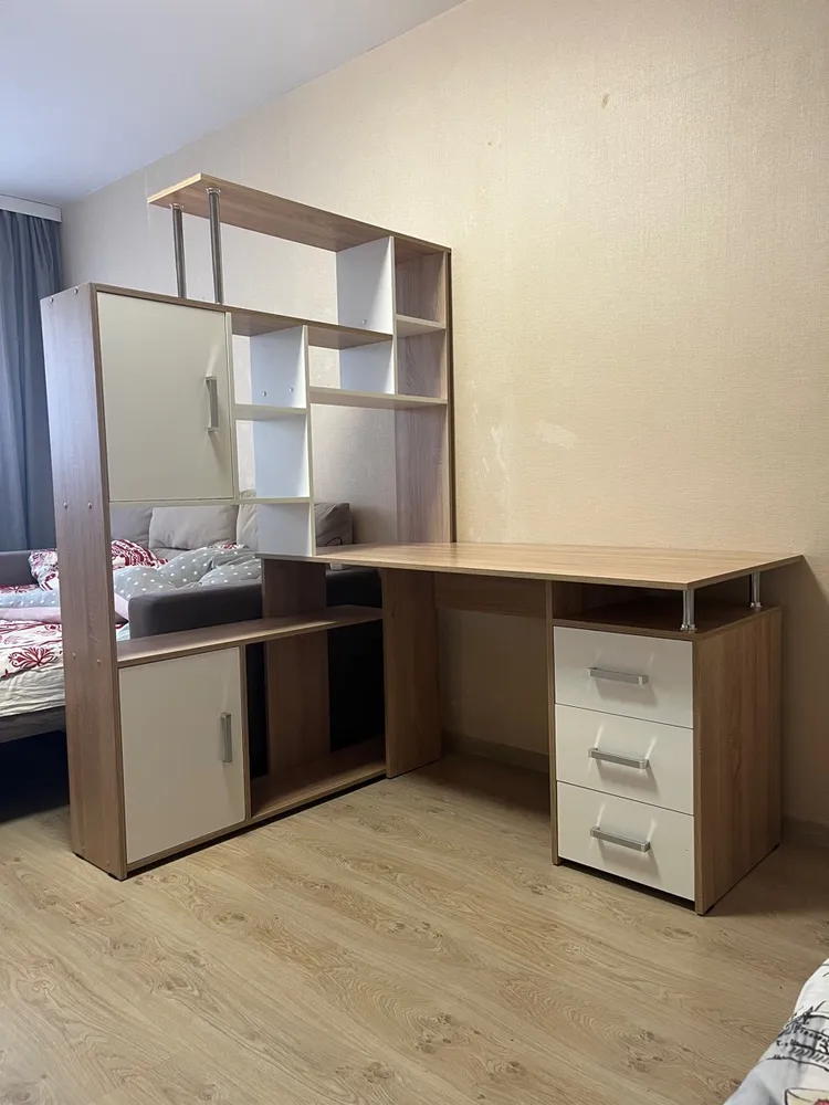 Компьютерный стол КС15 правый дуб сонома фото покупателя 1