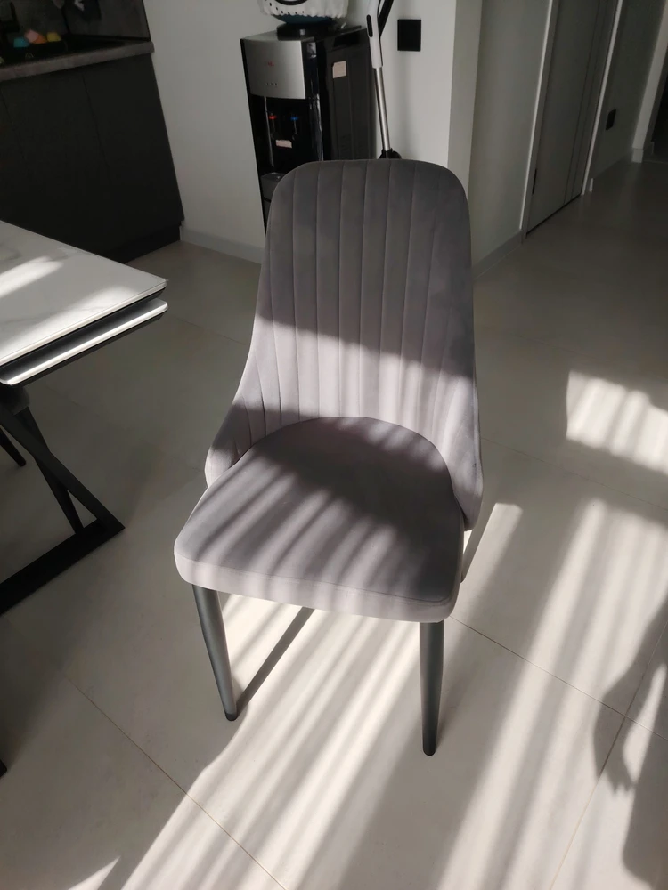 Стул на металлокаркасе Kora white / gray фото покупателя 54