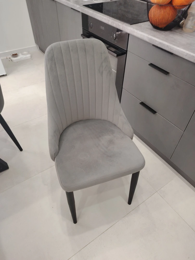 Стул на металлокаркасе Kora white / gray фото покупателя 56