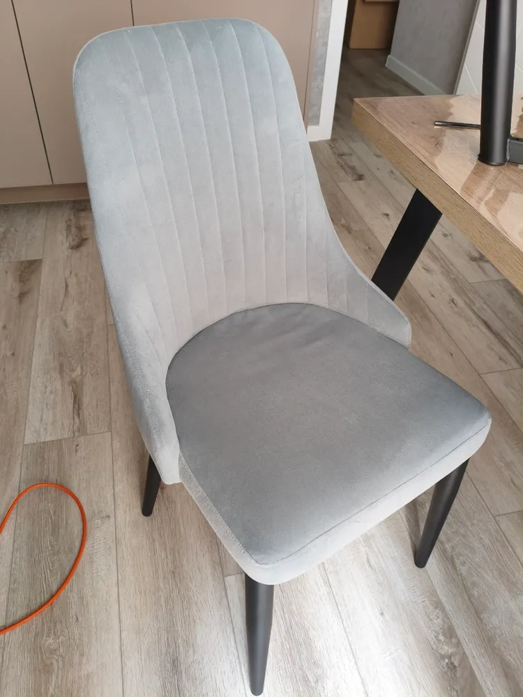 Стул на металлокаркасе Kora white / gray фото покупателя 128