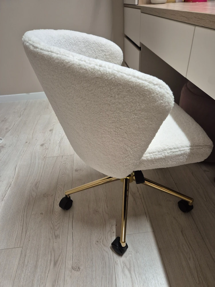 Компьютерное кресло Lika white teddy фото покупателя 17