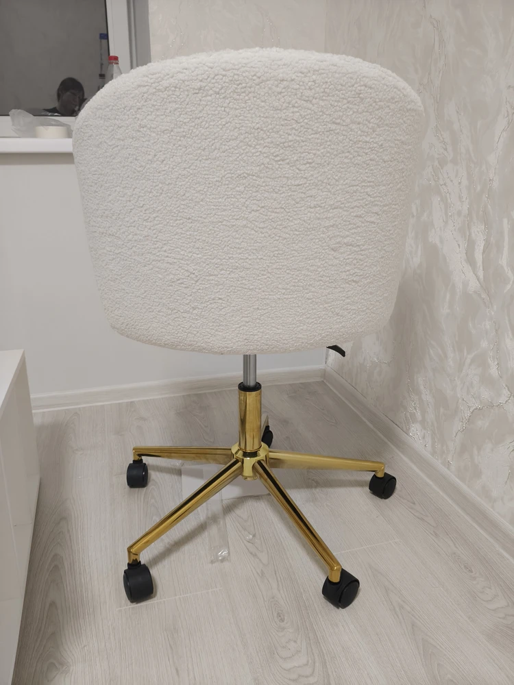 Компьютерное кресло Lika white teddy фото покупателя 22