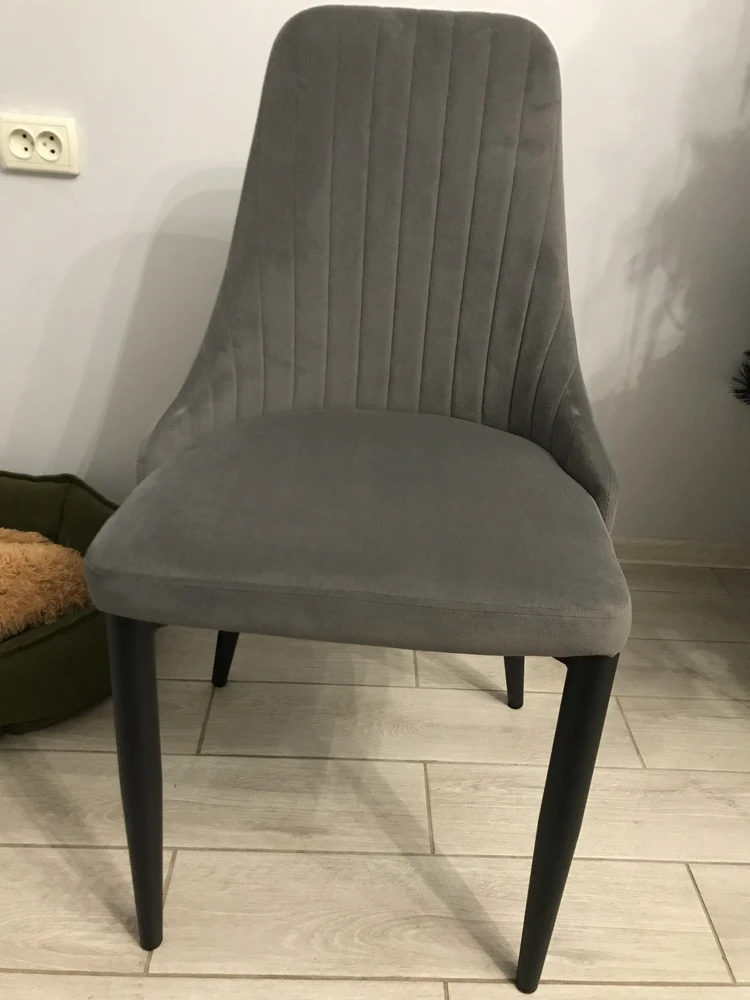 Стул на металлокаркасе Kora white / gray фото покупателя 160