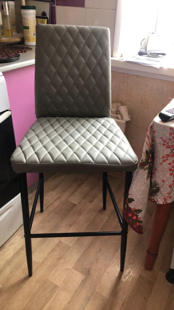 Барный стул Teon gray / black фото покупателя 30
