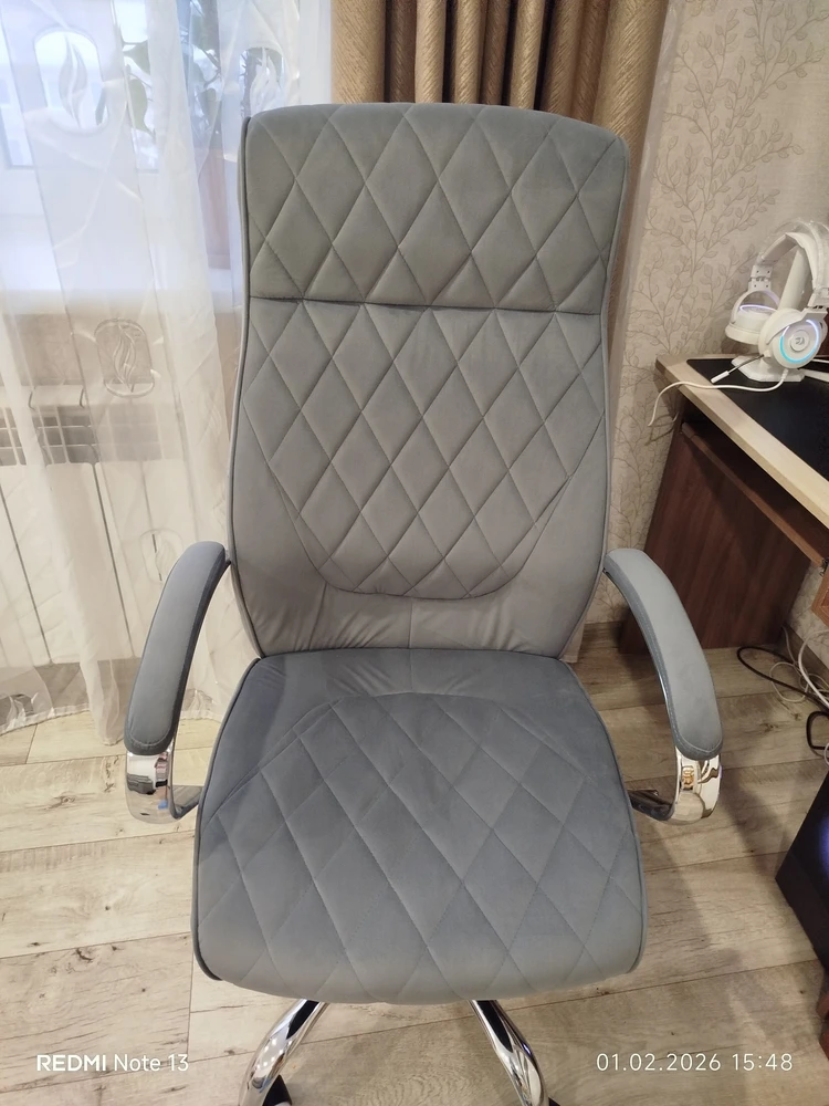 Компьютерное кресло Monte dark grey фото покупателя 13