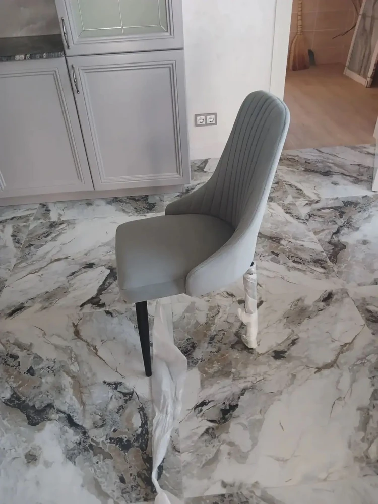Стул на металлокаркасе Kora white / gray фото покупателя 14