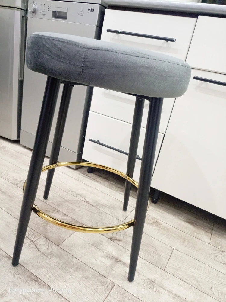 Барный стул Plato dark grey фото покупателя 30