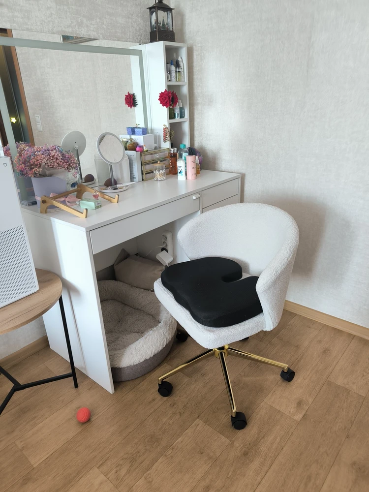 Компьютерное кресло Lika white teddy фото покупателя 25