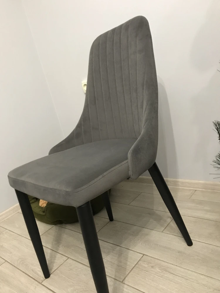 Стул на металлокаркасе Kora white / gray фото покупателя 161