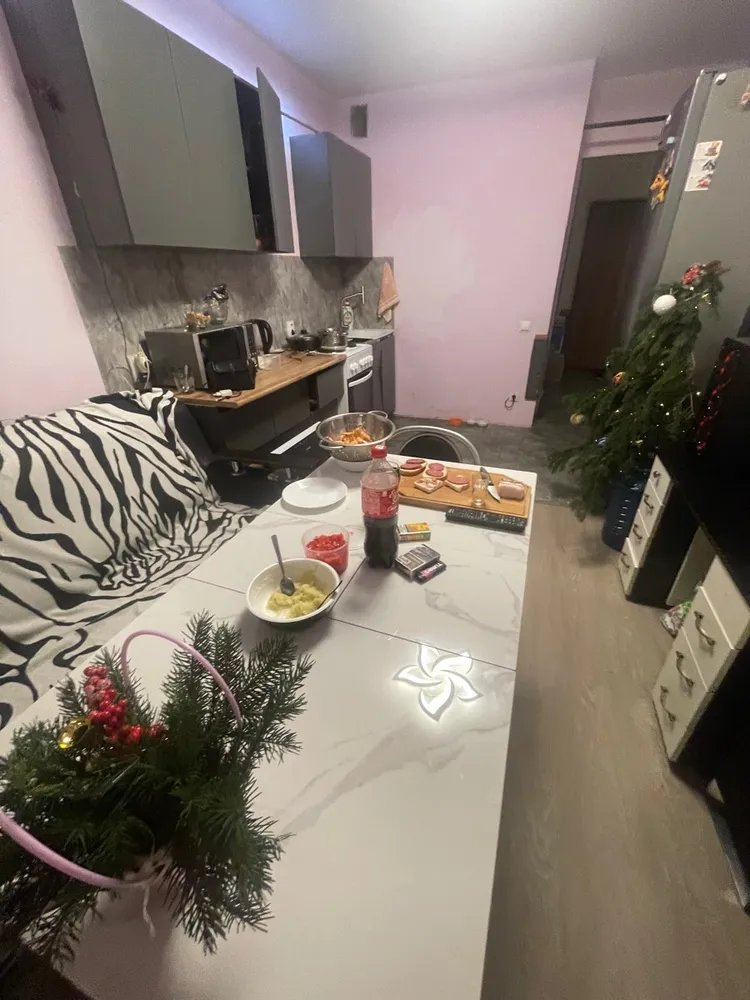 Керамический стол Гардинг 100(130)x70 белый мрамор / черный фото покупателя 30