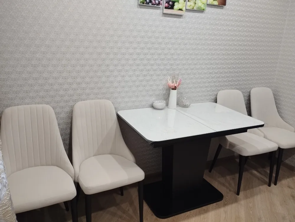 Стул на металлокаркасе Kora white / gray фото покупателя 155