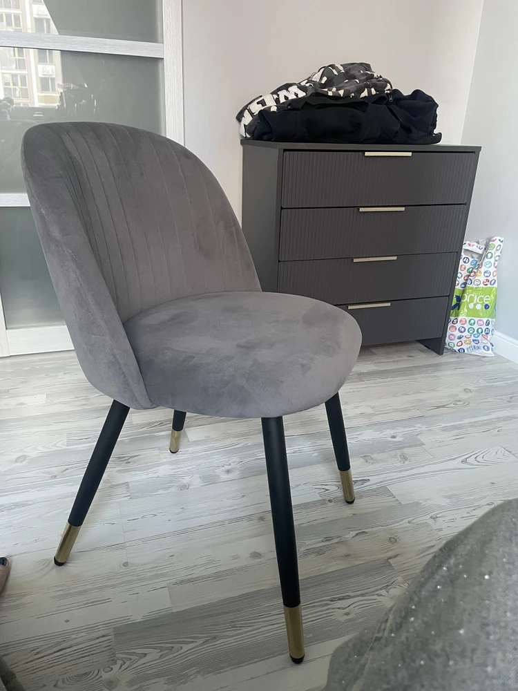 Стул на металлокаркасе Gabi wine red / black фото покупателя 27
