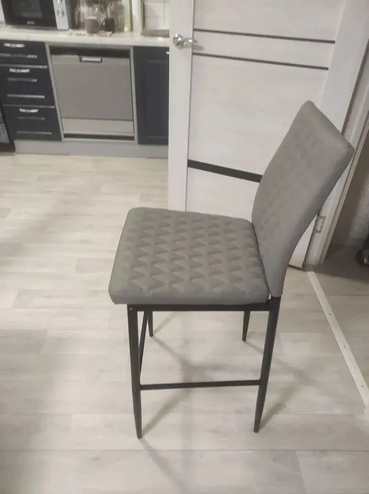 Барный стул Teon gray / black фото покупателя 36