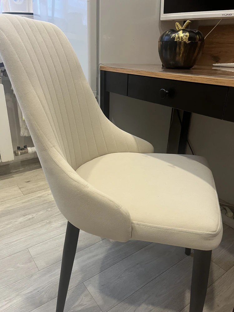 Стул на металлокаркасе Kora white / gray фото покупателя 18