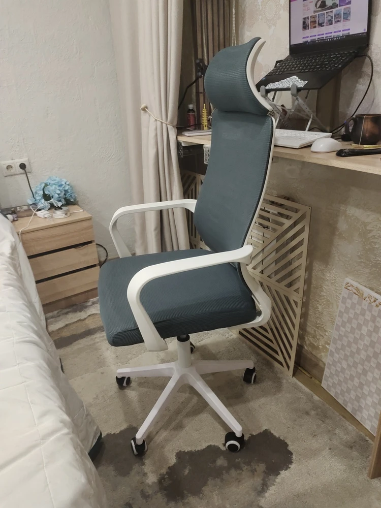 Компьютерное кресло Montana blue / white фото покупателя 35