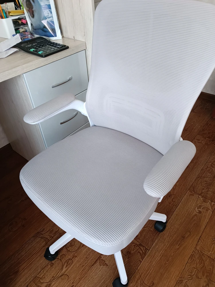 Компьютерное кресло Konfi blue / white фото покупателя 13