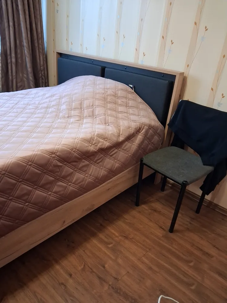 Полутораспальная кровать Клауд 140х200 парящая дуб крафт золотой / антрацит фото покупателя 81