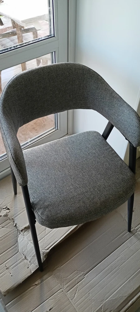 Стул на металлокаркасе Twin gray / black фото покупателя 2
