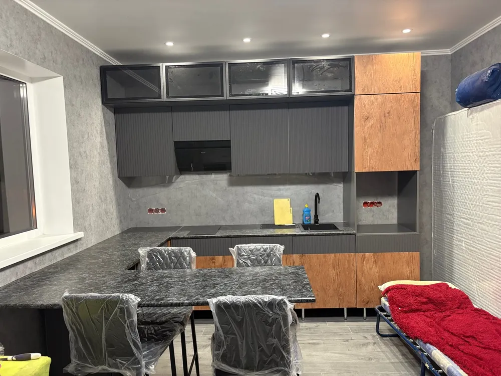 Барный стул Teon gray / black фото покупателя 17