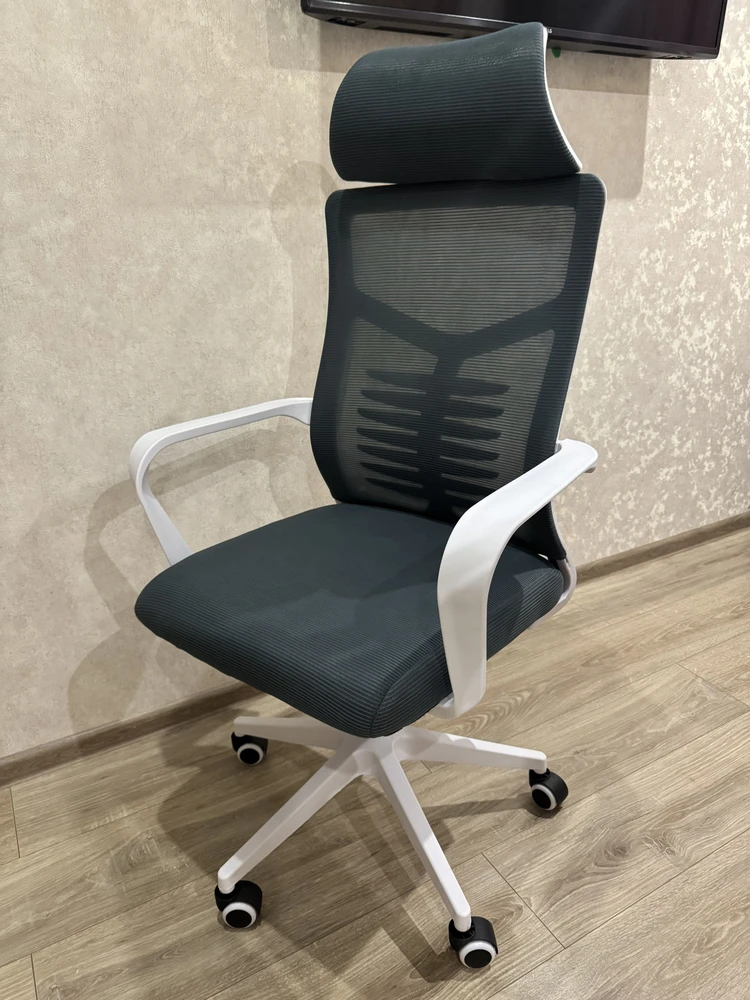 Компьютерное кресло Montana blue / white фото покупателя 27