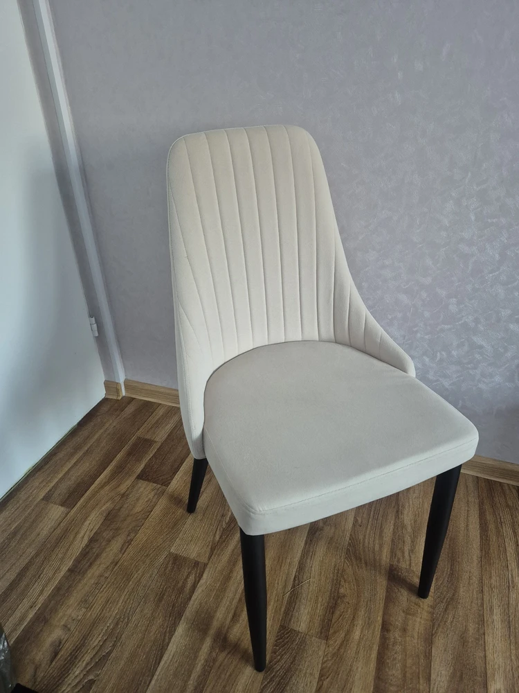 Стул на металлокаркасе Kora white / gray фото покупателя 153