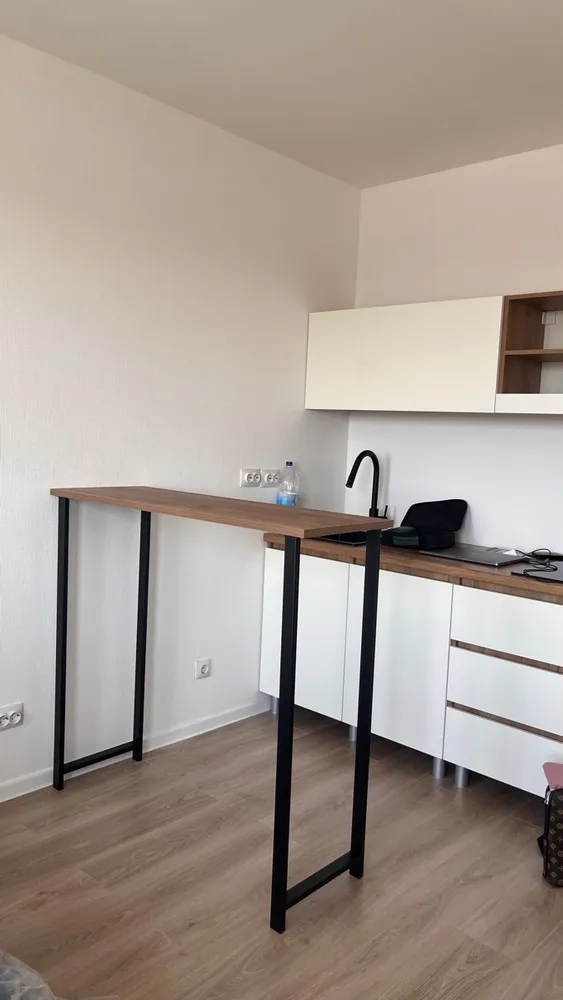 Барная стойка Дилан Лофт 120х60х90 бетон фото покупателя 5