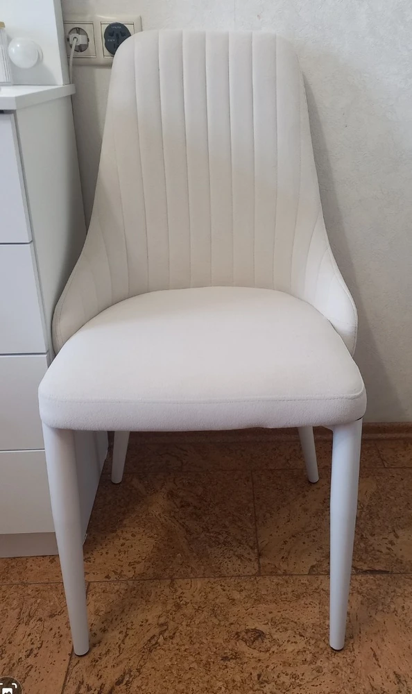 Стул на металлокаркасе Kora white / gray фото покупателя 132