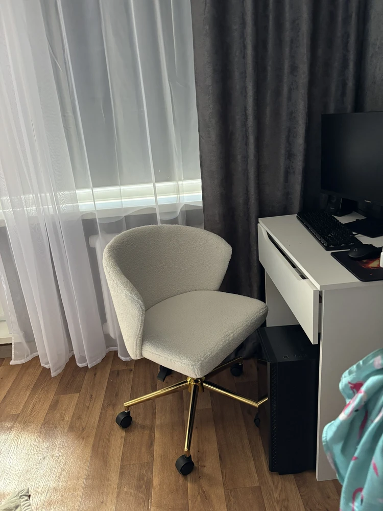 Компьютерное кресло Lika white teddy фото покупателя 24