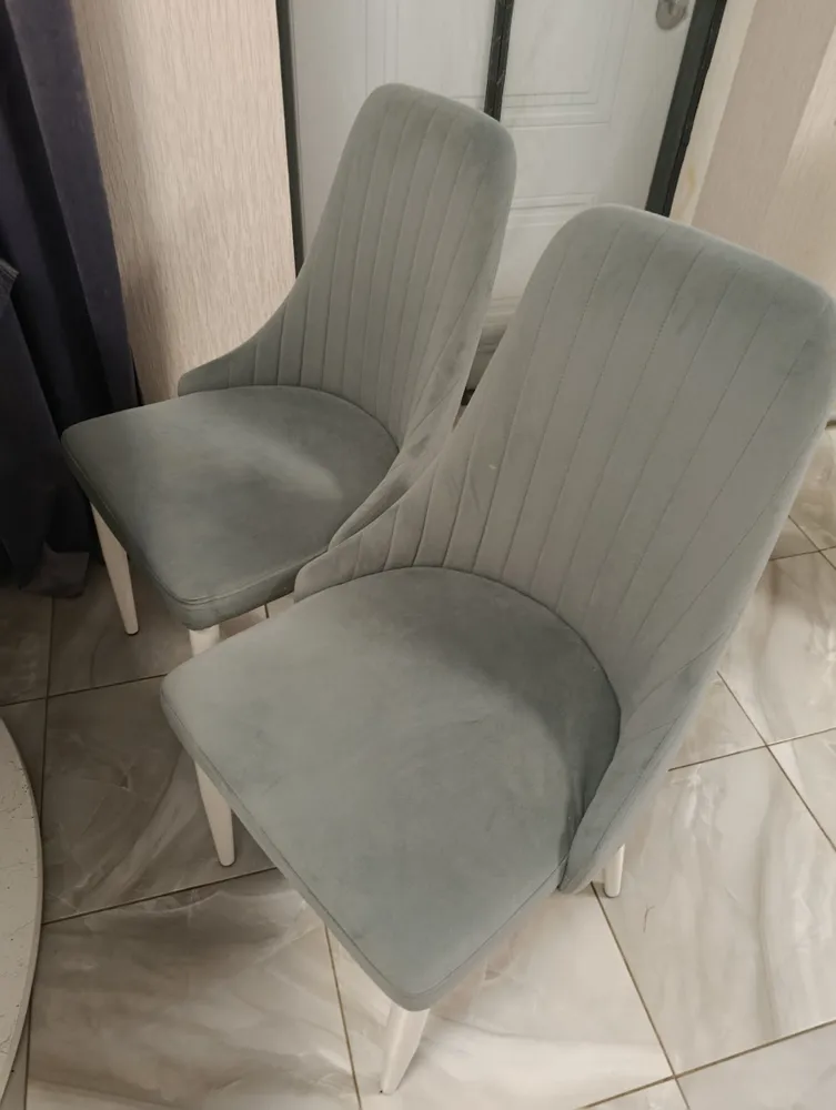 Стул на металлокаркасе Kora white / gray фото покупателя 48