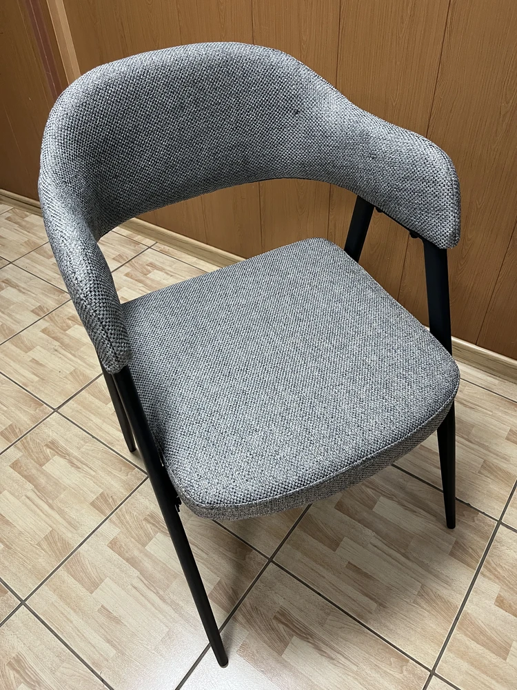 Стул на металлокаркасе Twin gray / black фото покупателя 22