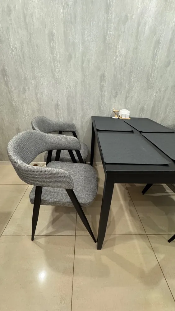 Стул на металлокаркасе Twin gray / black фото покупателя 51