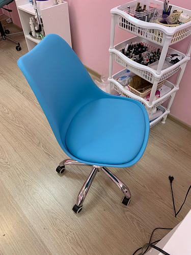Компьютерное кресло Kolin с подушкой clear / white фото покупателя 302