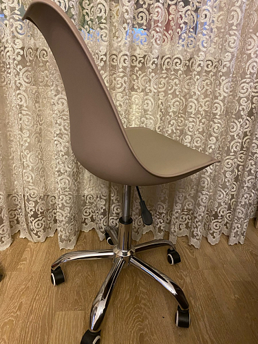 Компьютерное кресло Kolin с подушкой clear / white фото покупателя 318