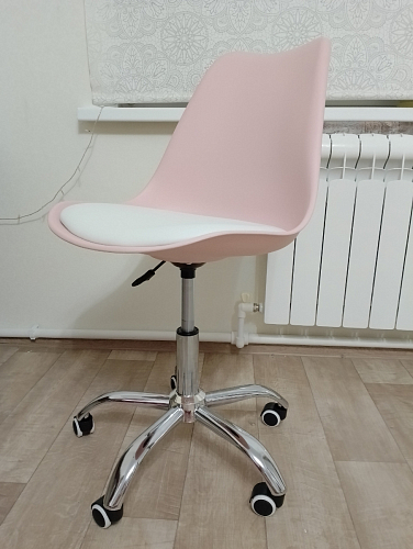 Компьютерное кресло Kolin с подушкой clear / white фото покупателя 28