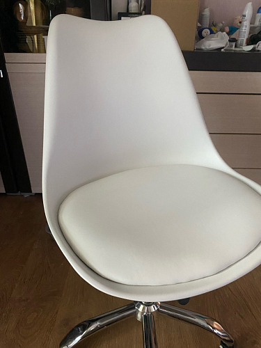 Компьютерное кресло Kolin с подушкой clear / white фото покупателя 127