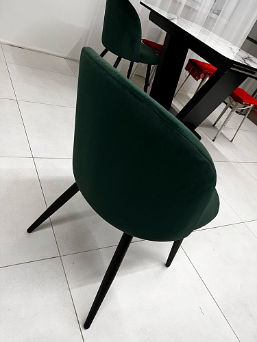 Стул на металлокаркасе Gabi wine red / black фото покупателя 301