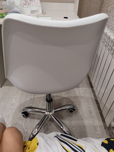 Компьютерное кресло Kolin с подушкой clear / white фото покупателя 105