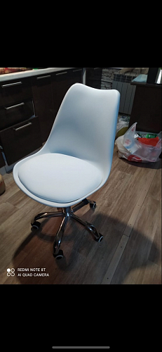 Компьютерное кресло Kolin с подушкой clear / white фото покупателя 51
