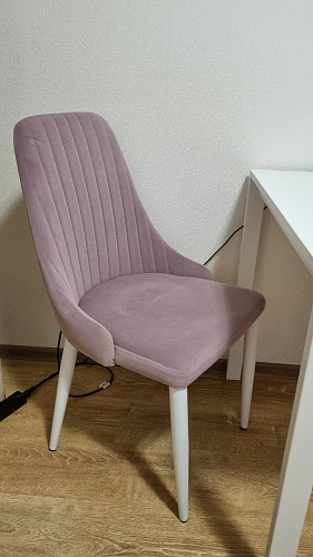 Стул на металлокаркасе Kora white / gray фото покупателя 191